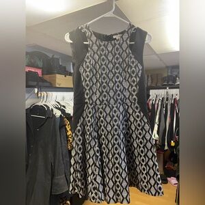 Black and white dress